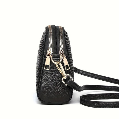 Isabella Mini-Crossbody-Tasche im Krokodil-Design