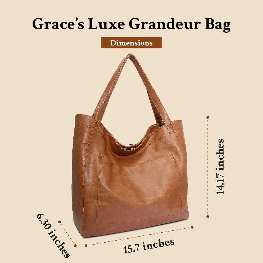 Graces Luxus Grandeur | Weiche Schultertasche