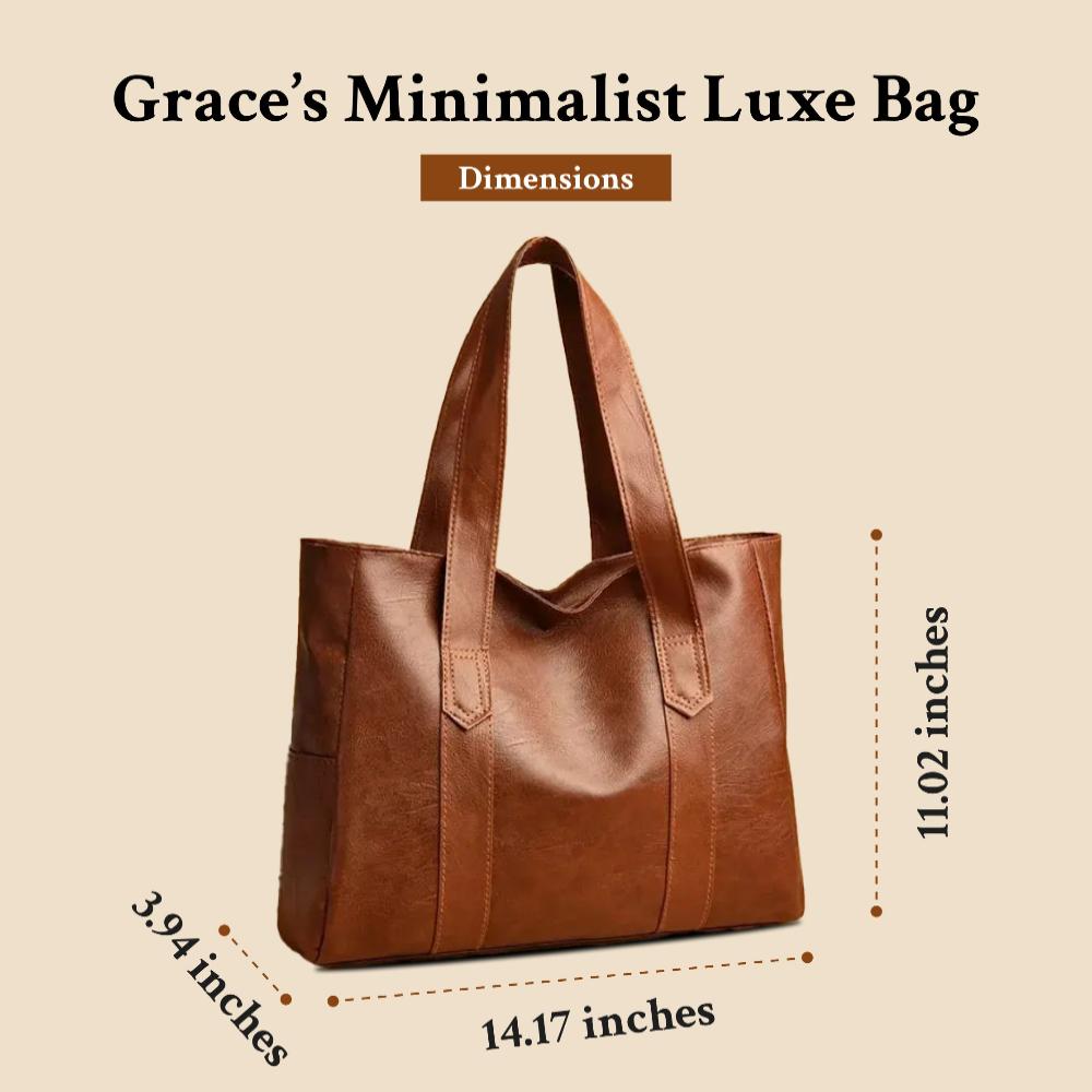 Graces Minimalistischer Luxus | Weiche Schultertasche