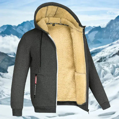 Arie - Herren Winterjacke mit Kapuze und Fleece