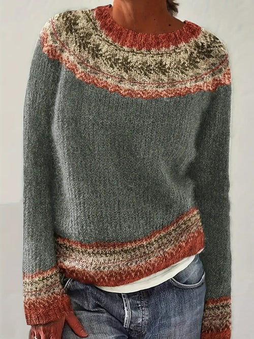 Isländischer Lopapeysa-Pullover