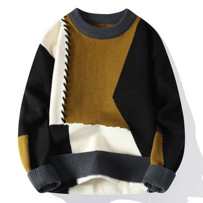 Sirio® | Oversize-Patchwork-Pullover