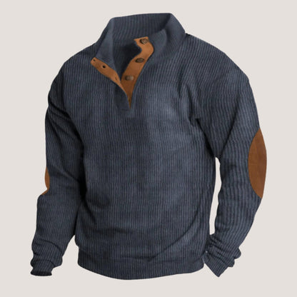 Egon™ | Cord-Sweatshirt med krage