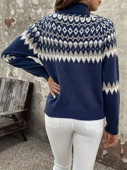 Handgestrickter isländischer Pullover