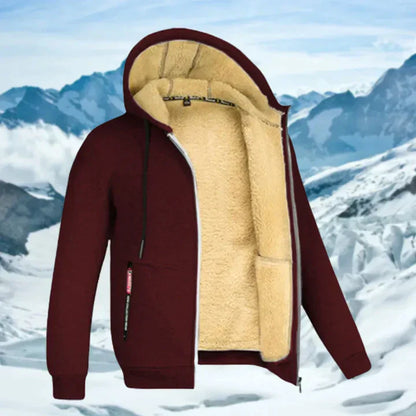 Arie - Herren Winterjacke mit Kapuze und Fleece