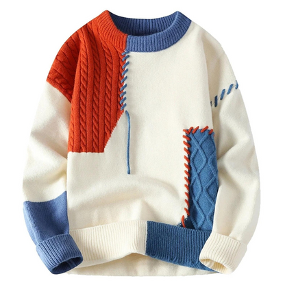 Sirio® | Oversize-Patchwork-Pullover