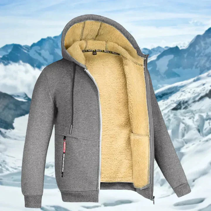 Arie - Herren Winterjacke mit Kapuze und Fleece