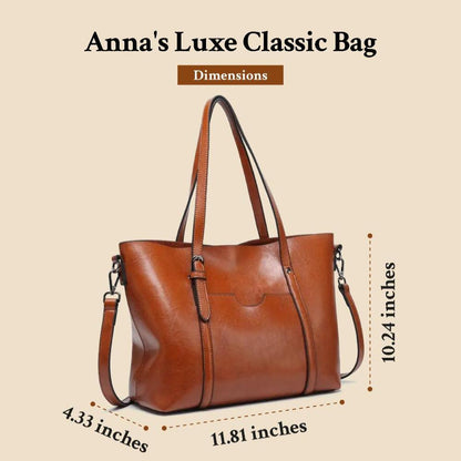 Annas Luxe Classic | Elegante Schultertasche