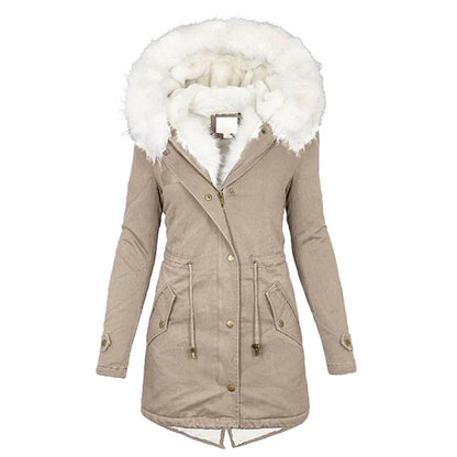 Giulia - Winterjacke mit Futter aus Fell