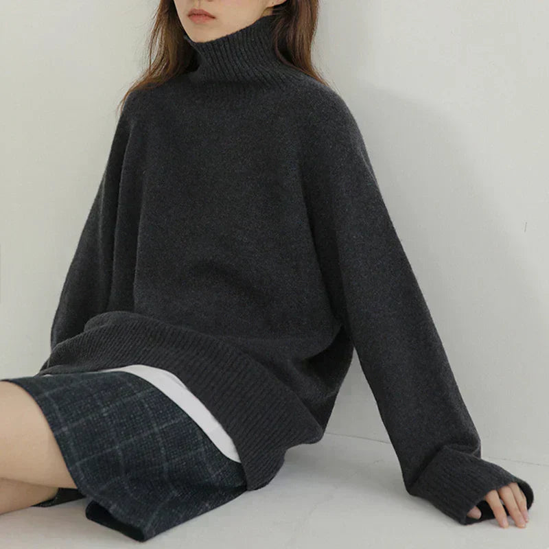 Zia - Lockere Rollkragenpullover