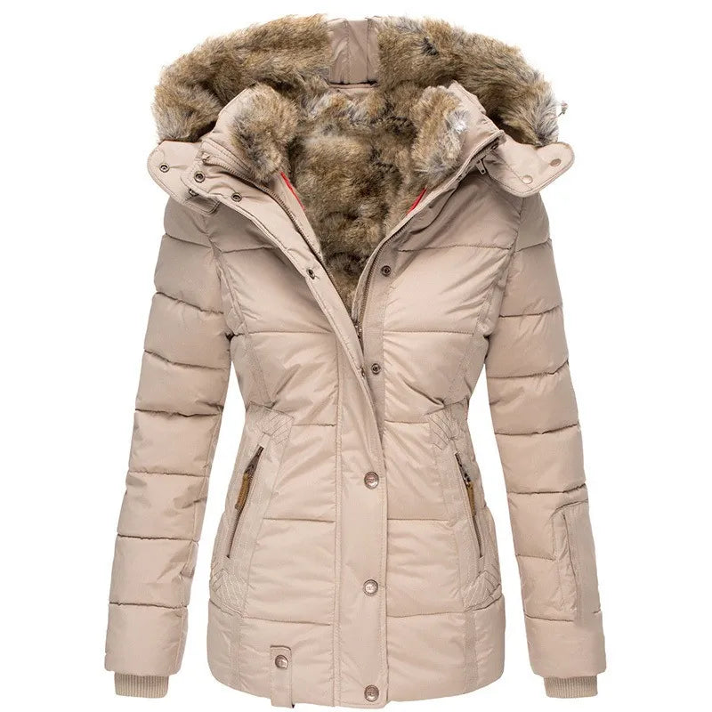 Eva | Wintercoat with Faux Fur Lining