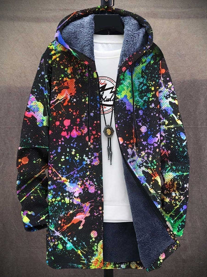 Vielseitige Jacke mit auffälligem Druck