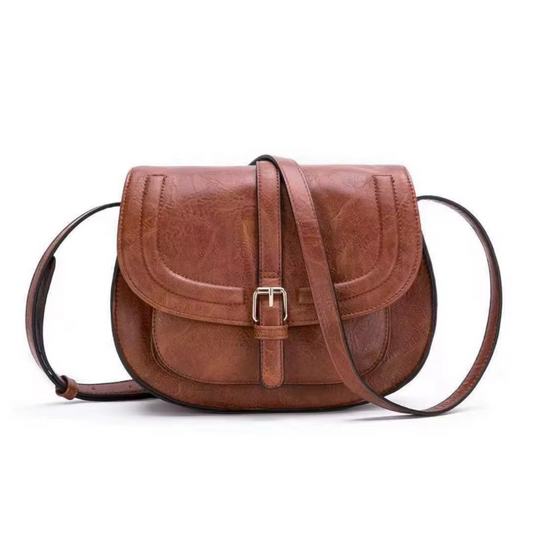 Evelyn Klassische Satteltasche Crossbody Bag