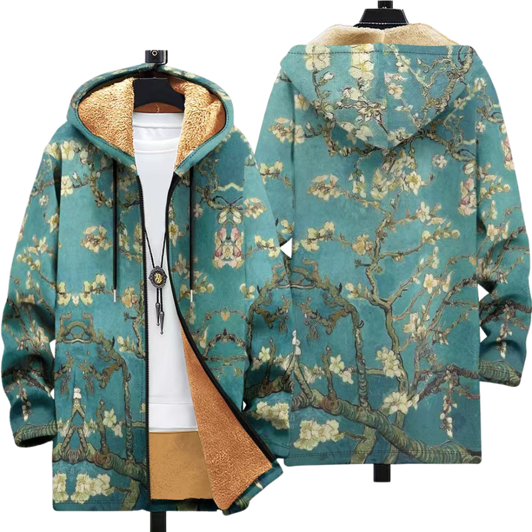 Vielseitige Jacke mit auffälligem Druck