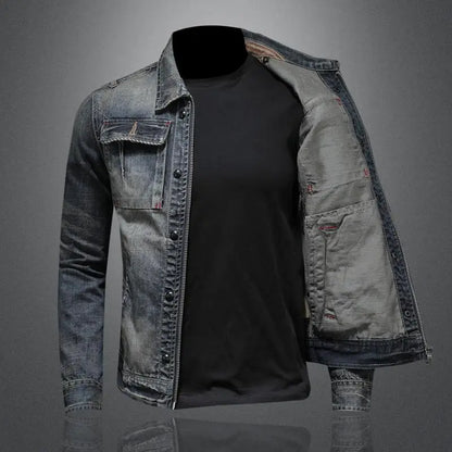 Carl | Retro-Denim-Jacke