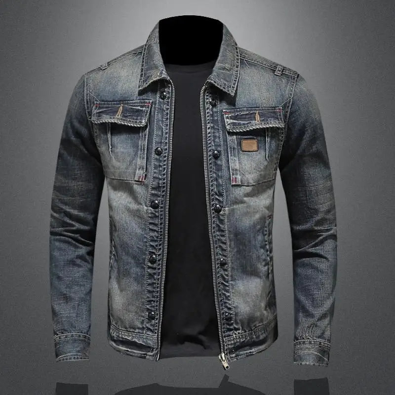 Carl | Retro-Denim-Jacke