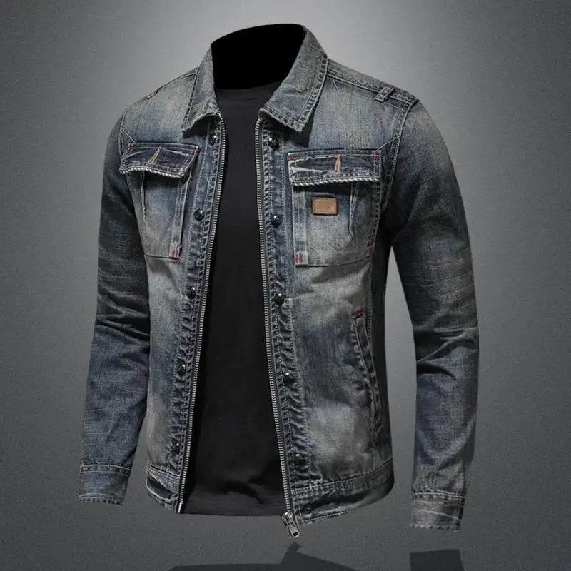 Carl | Retro-Denim-Jacke