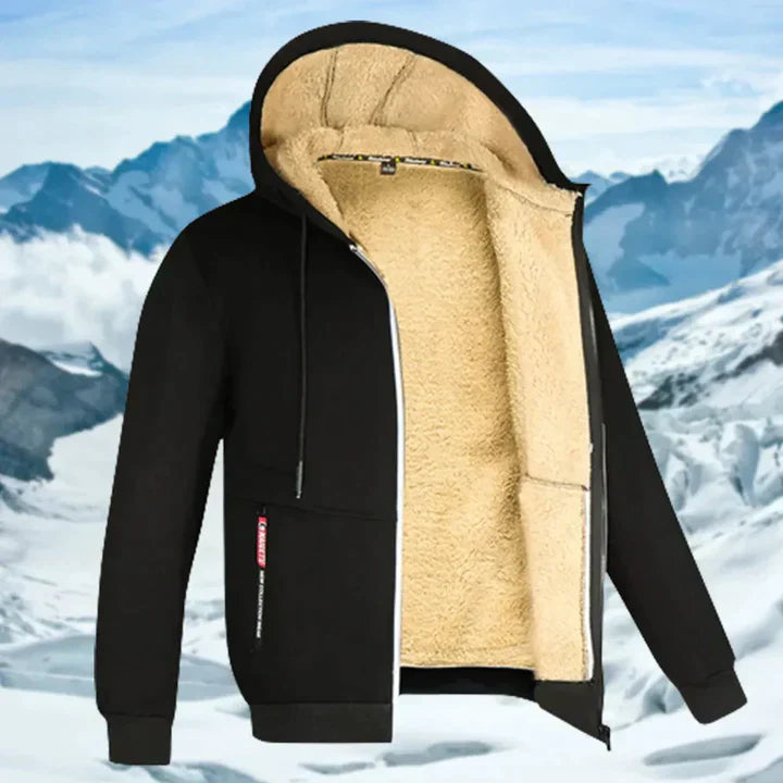 Arie - Herren Winterjacke mit Kapuze und Fleece