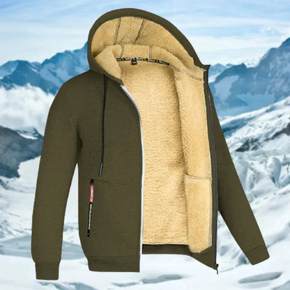 Arie - Herren Winterjacke mit Kapuze und Fleece