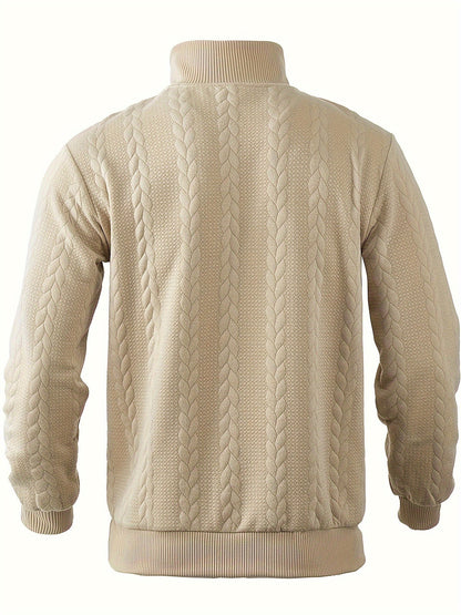 Rafael – Vintage Herrenpullover mit Reißverschluss