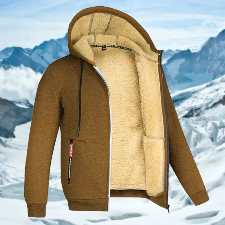 Arie - Herren Winterjacke mit Kapuze und Fleece