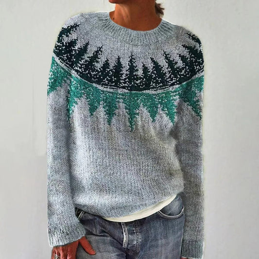 Pullover mit geometrischem Muster Trendy