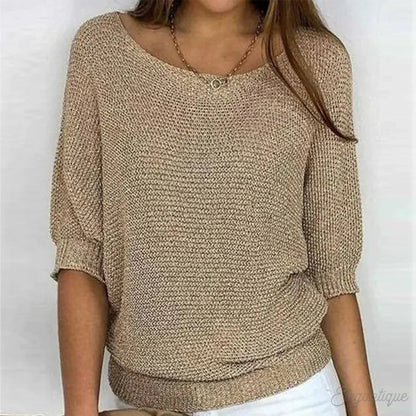 REBECCA™ | ELEGANTER PULLOVER AUS QUALITATIVEM ZOPFMUSTER-GARN